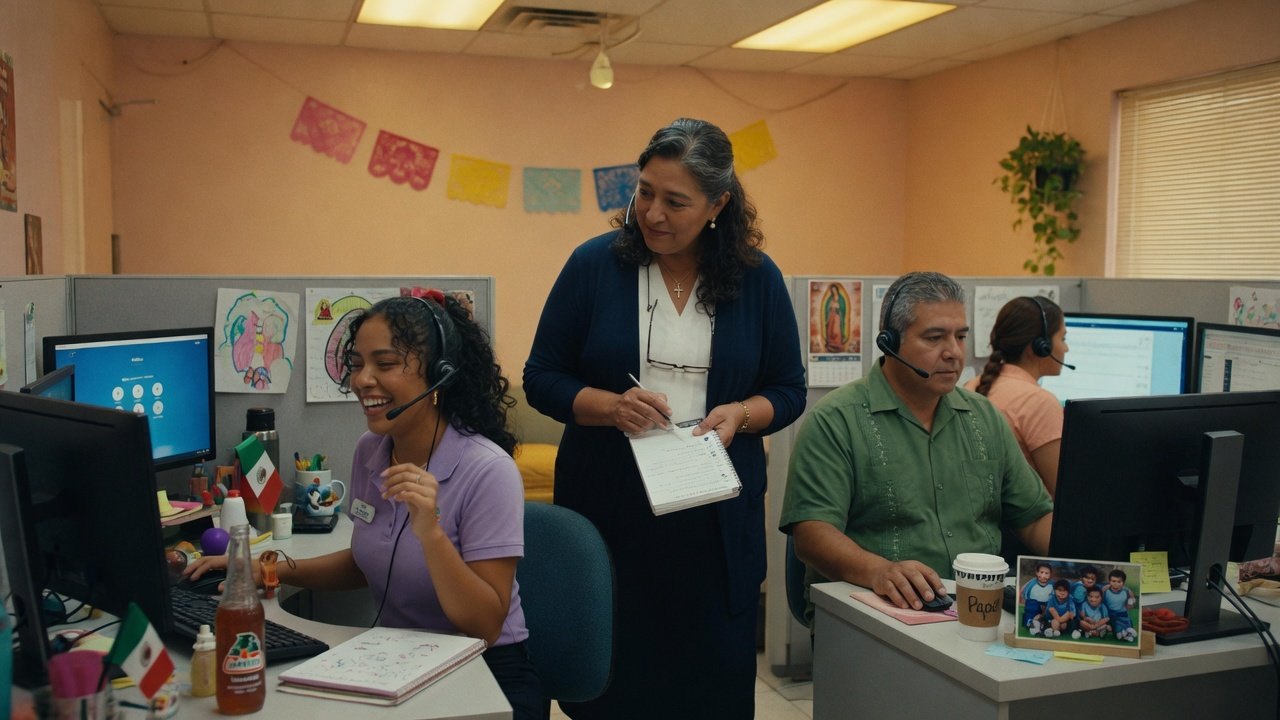 Agentes de contact center en operación